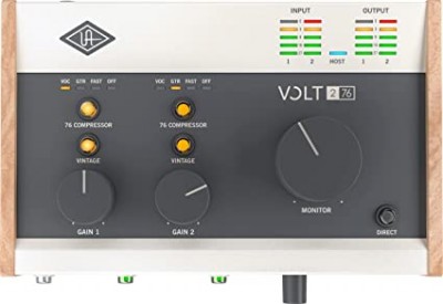 Universal Audio Volt 276 USB Recording Studio 2-in/2-out, 24-bit/192kHz USB-C Audio Interface
