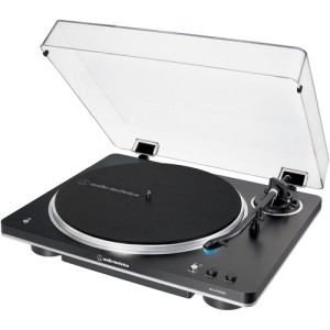 Audio-Technica AT-LP70XBT BS Fully Automatic Belt-Drive Turntable with Bluetooth (Black and Silver)